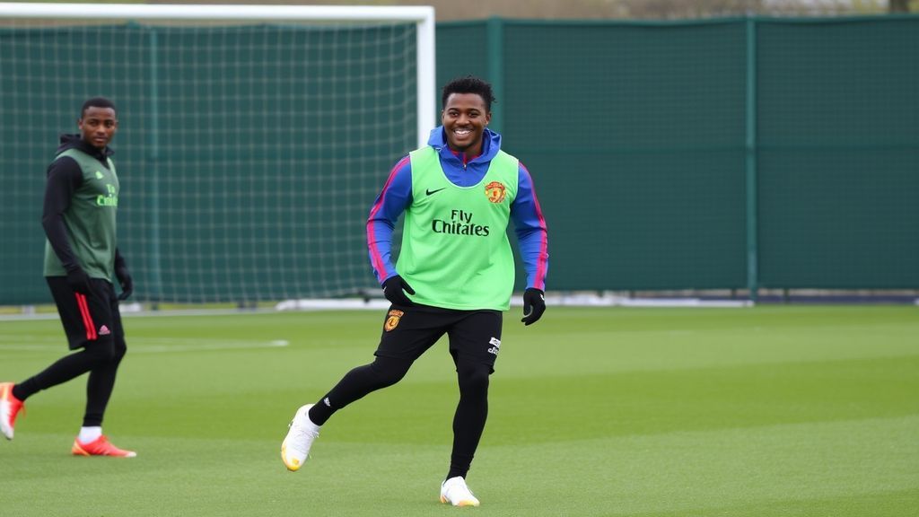 曼联新星获拉什福德Ins认证！15岁天才训练照引爆红魔青训传承