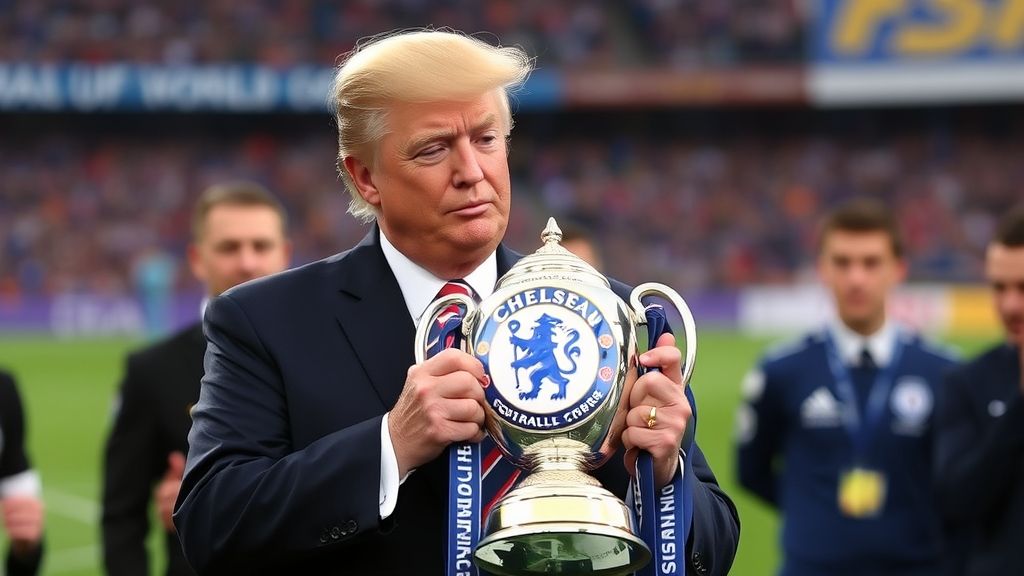 特朗普白宫私藏世俱杯真品 切尔西夺冠竟获复制奖杯
