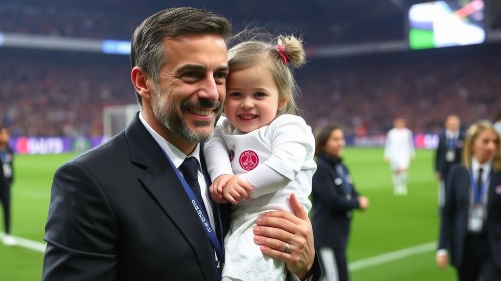 铁汉柔情！恩里克含泪回应PSG球迷致敬爱女