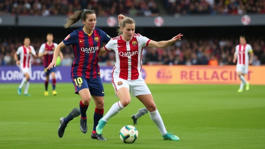 巴萨女足欧冠首战狂胜拜仁 帕霍尔皮纳双双梅开二度